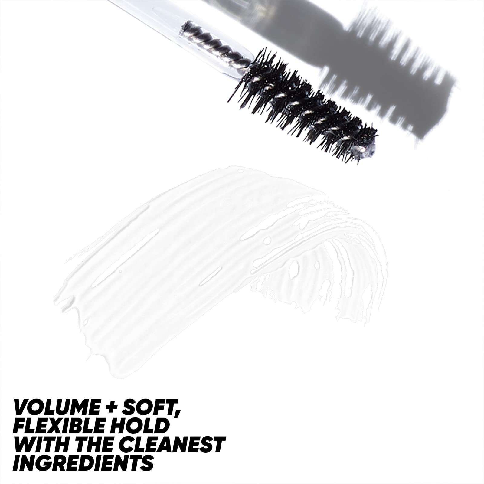Kosas Air Brow brush applicator shown for precise feathered brow definition