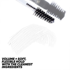 Kosas Air Brow brush applicator shown for precise feathered brow definition