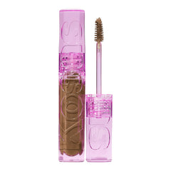 Kosas Air Brow Tinted Gel closeup shows airy, defined brows with longwear.