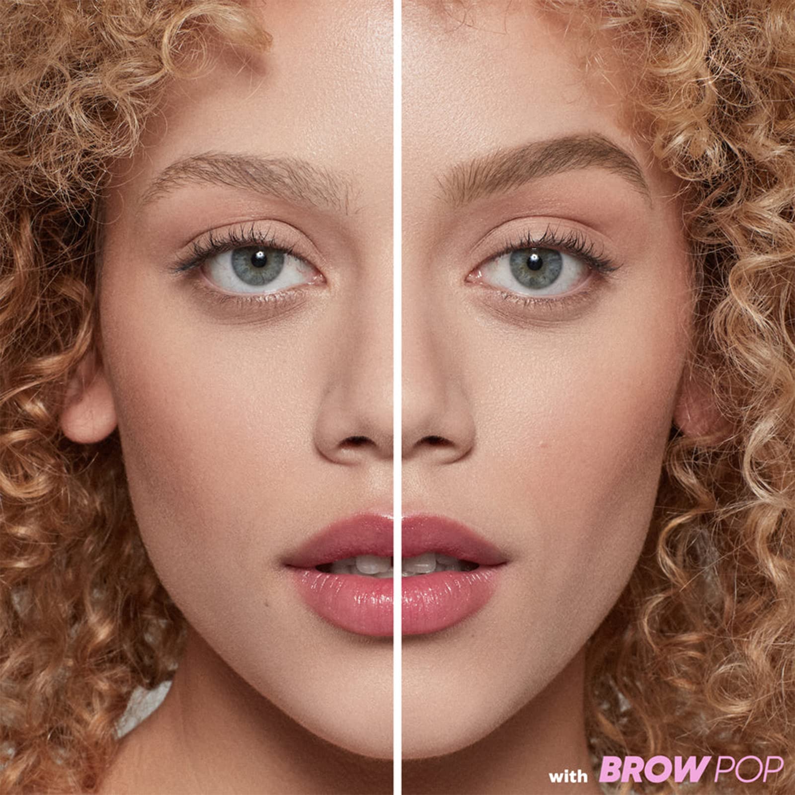 Kosas Brow Pop longwear finish on brows without smudging