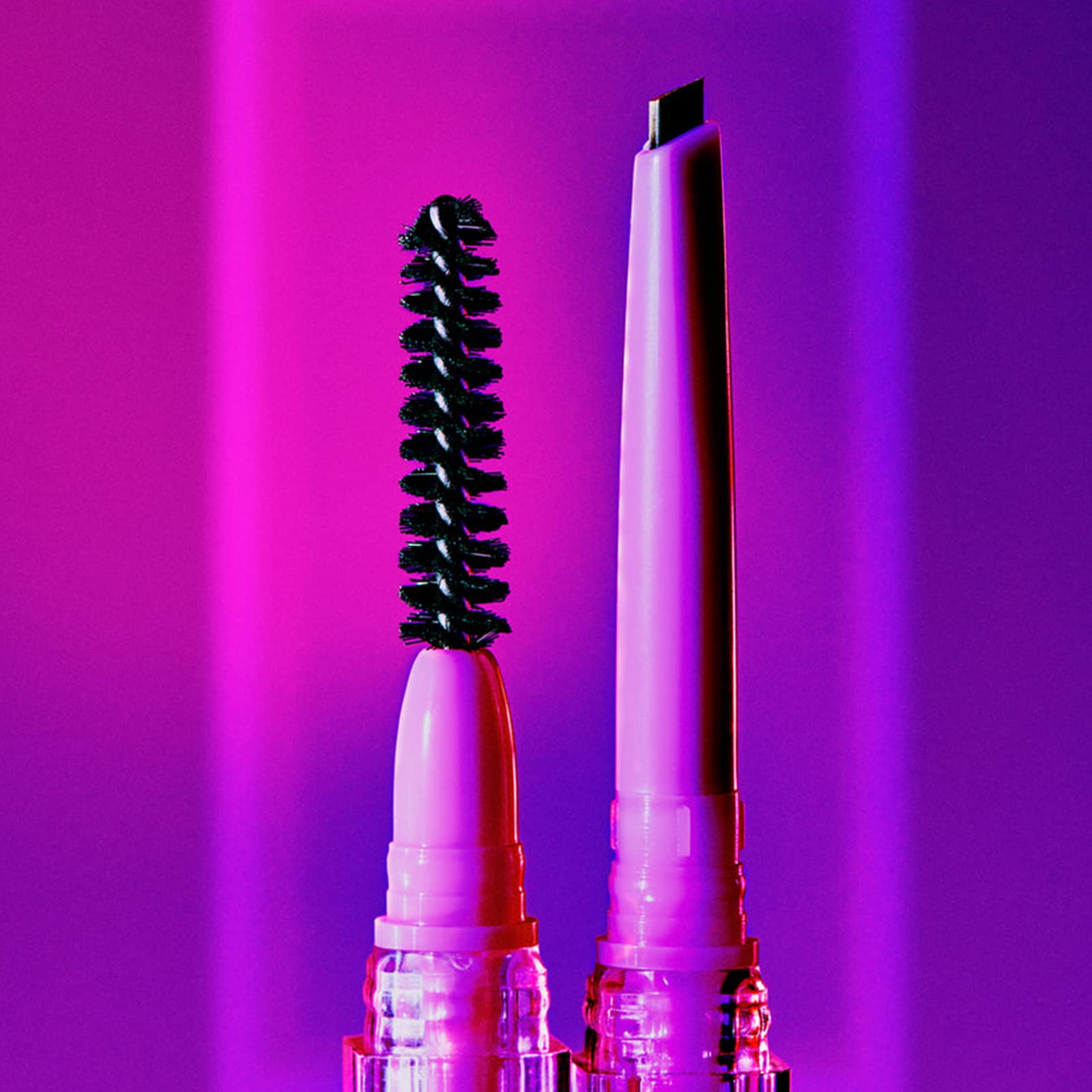 Kosas Brow Pop lifestyle usage showing day-to-night wear possibilities.