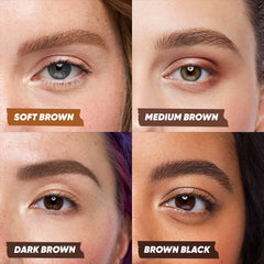 Kosas Brow Pop Nano application motion demonstrates feathered details with a 1mm tip