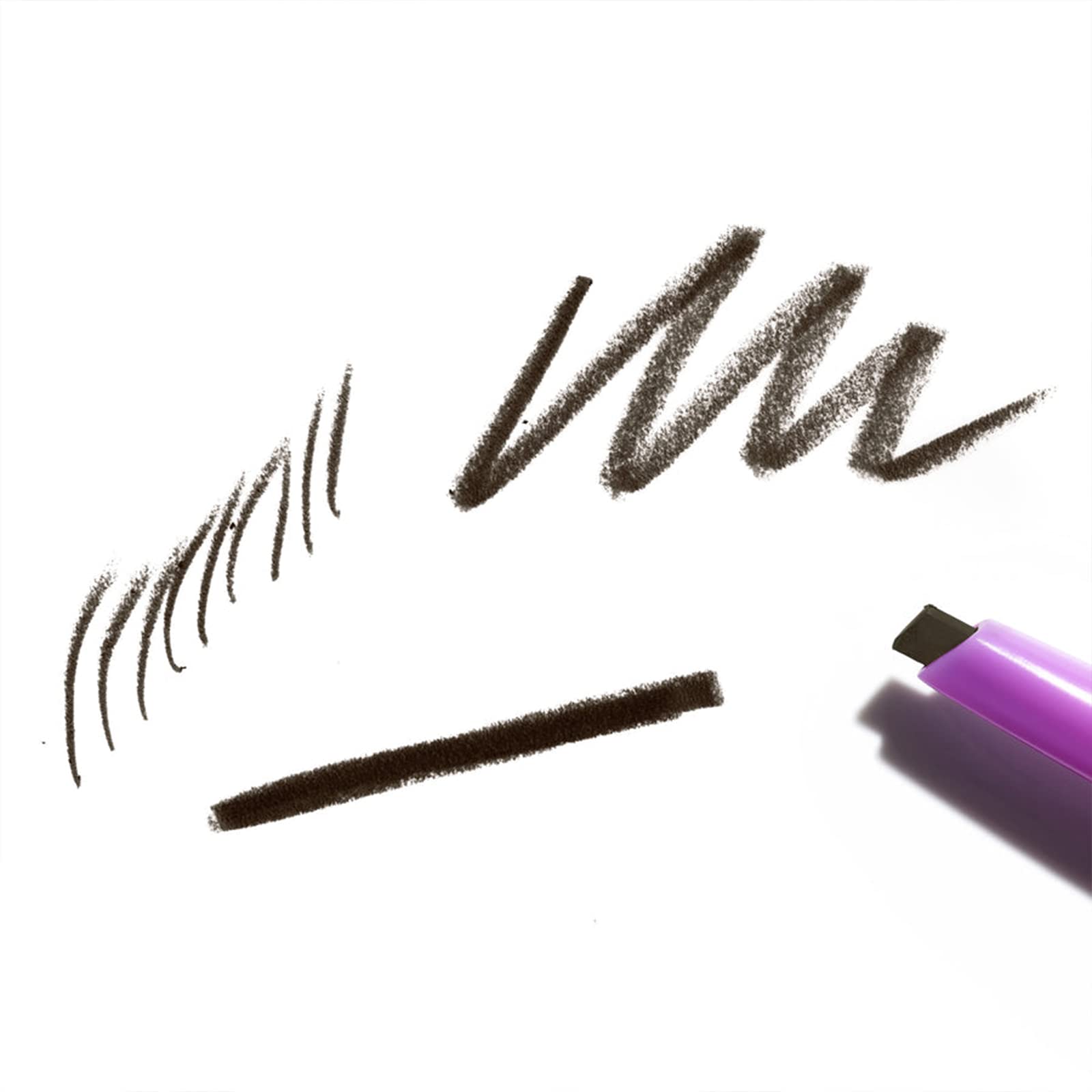 Kosas Brow Pop thin-side stroke detail for feathered hair-like brows.