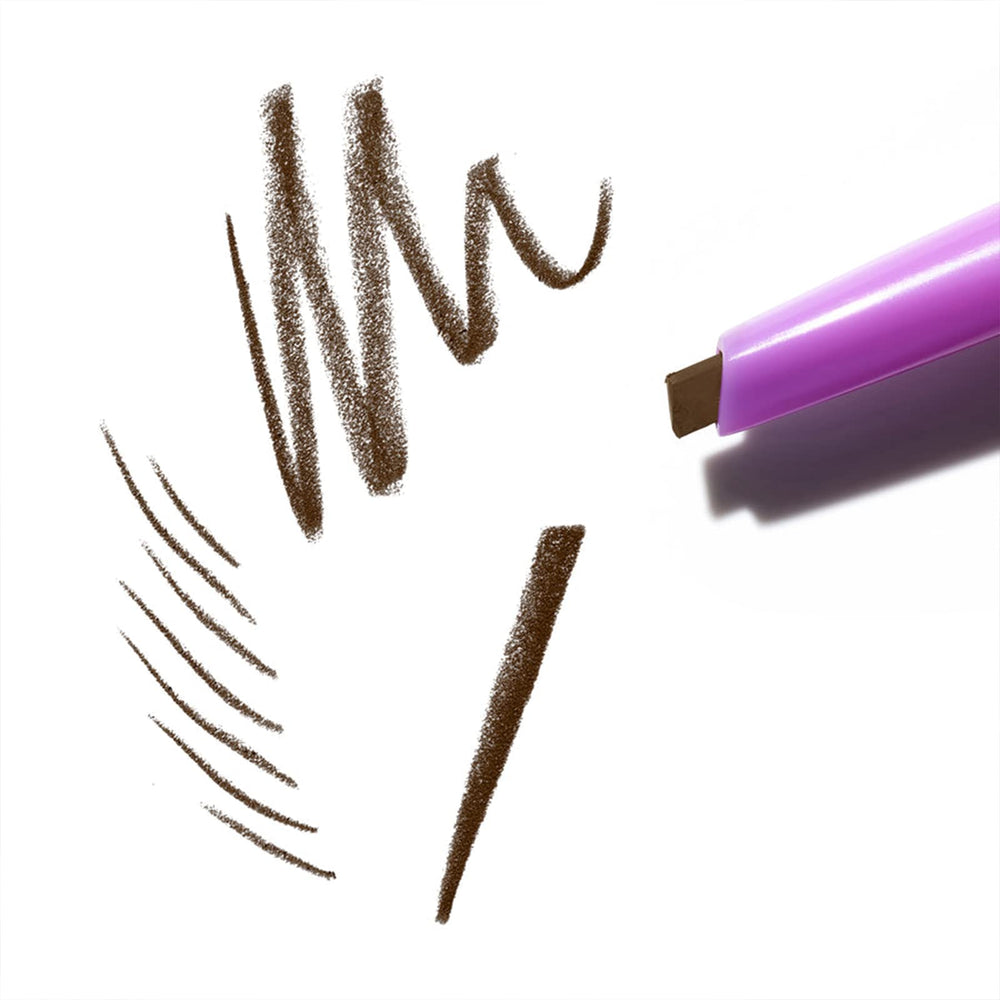 Kosas Brow Pop Thin Side creates feathered strokes for defined arches.