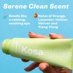Kosas Chemistry Deodorant roll-on demonstrating quick-drying application for daily use.
