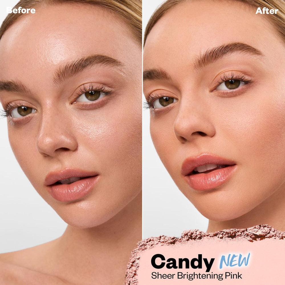 Kosas Cloud Set Candy swatch under-eye brightening for a natural, refreshed look.