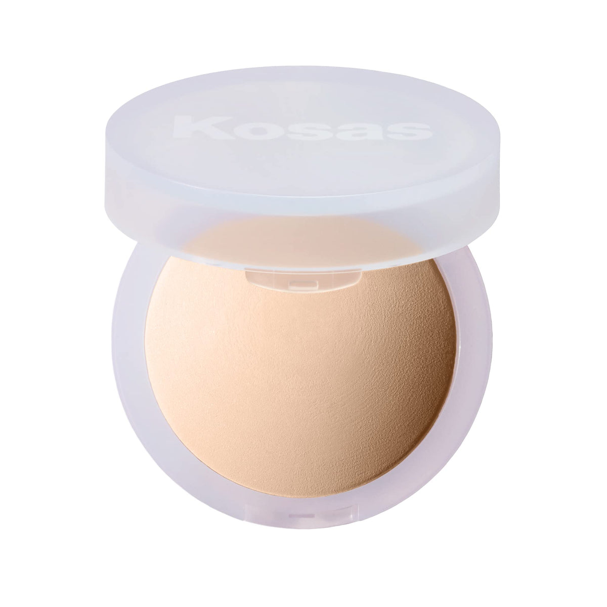 Kosas Cloud Set powder compact packaging shown for portable touch-ups and shine control.
