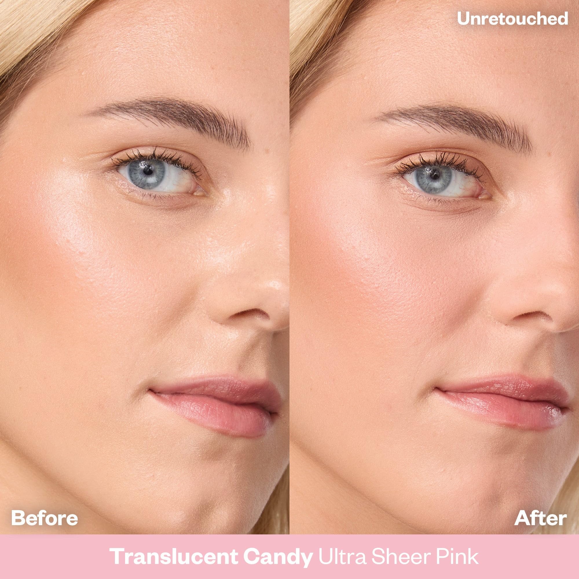 Kosas Cloud Set vanity scene with a simple makeup routine and shine control.