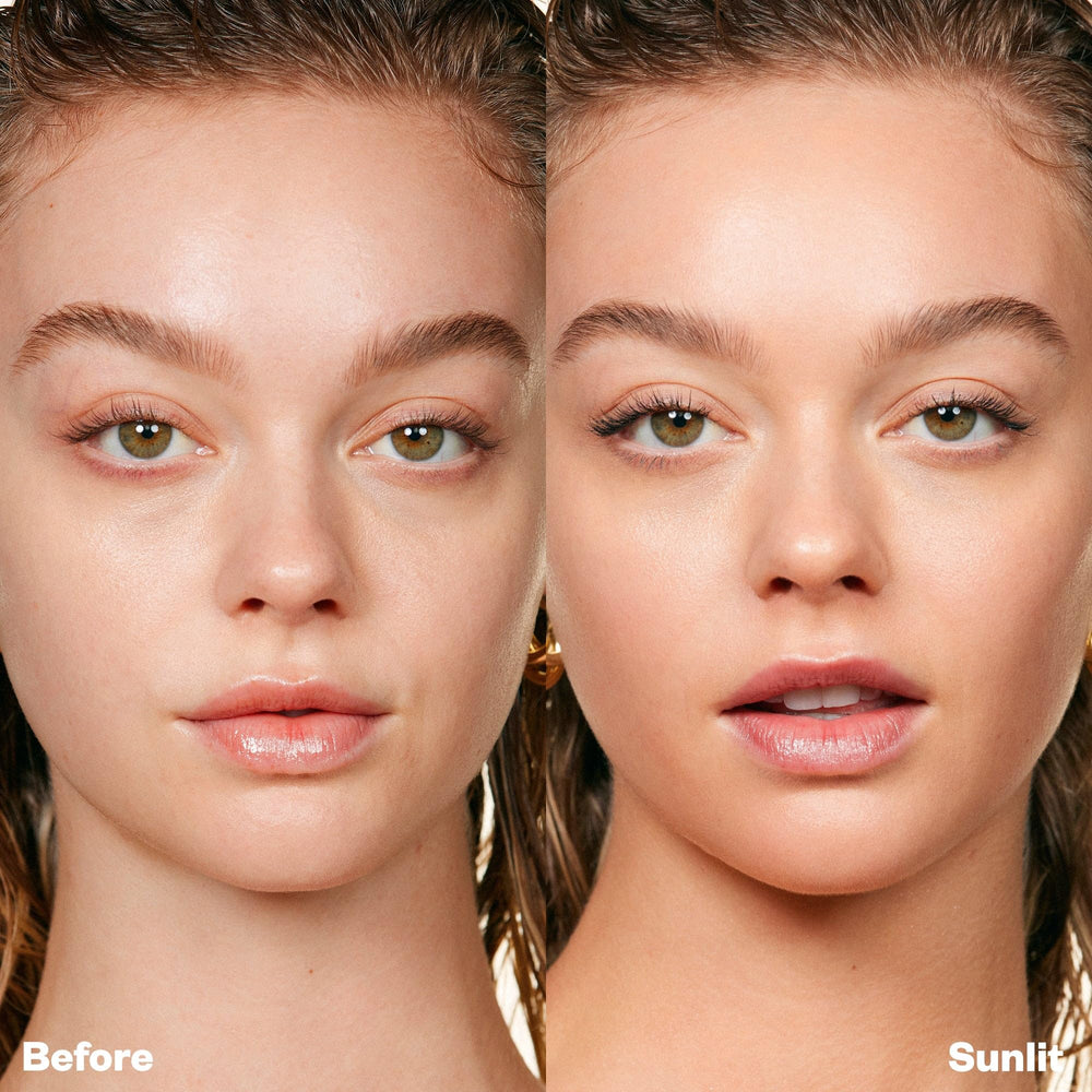Kosas DreamBeam closeup highlighting ceramides and peptides for skin support