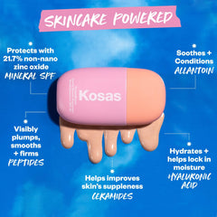 Kosas DreamBeam fragrance-free formula close-up ideal for sensitive skin.