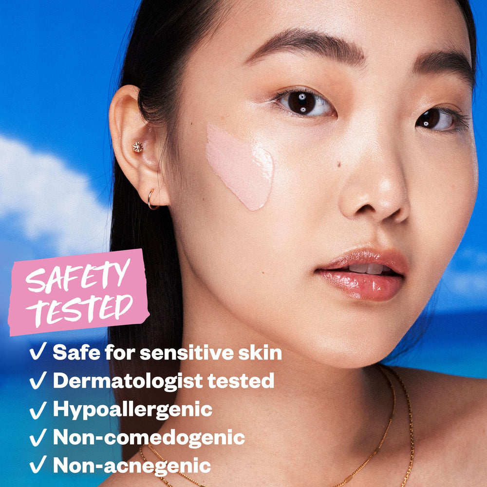 Kosas DreamBeam hand-application demonstrates easy warm-and-apply routine for flawless base.