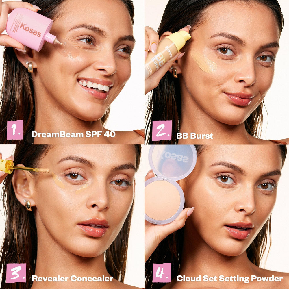 Kosas DreamBeam travel-size tube ideal for on-the-go skincare