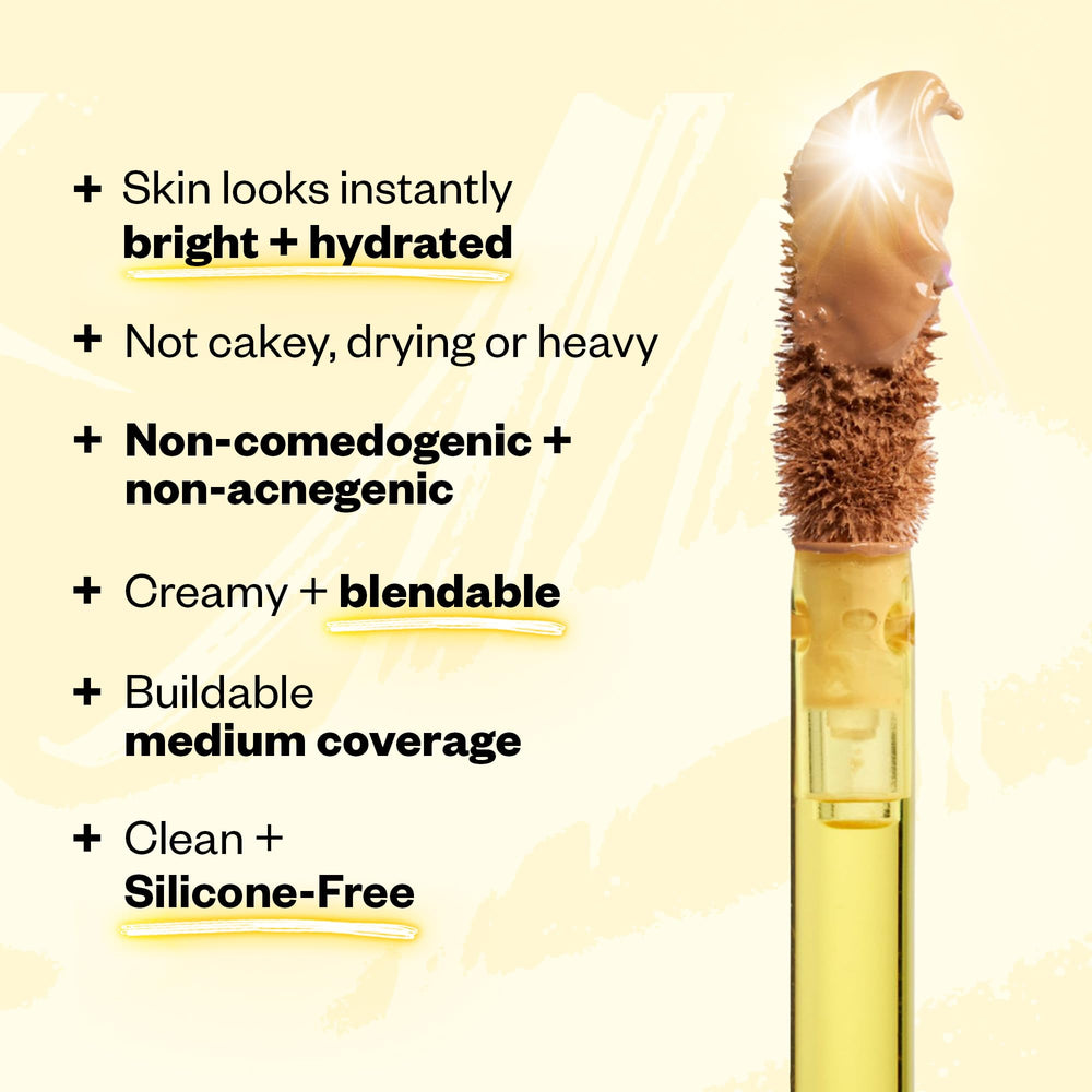 Kosas Revealer Concealer blending around blemishes for seamless finish