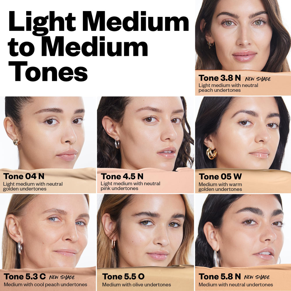 Kosas Revealer Concealer swatch in tone 05W shows warm neutral shade for light-to-medium skin