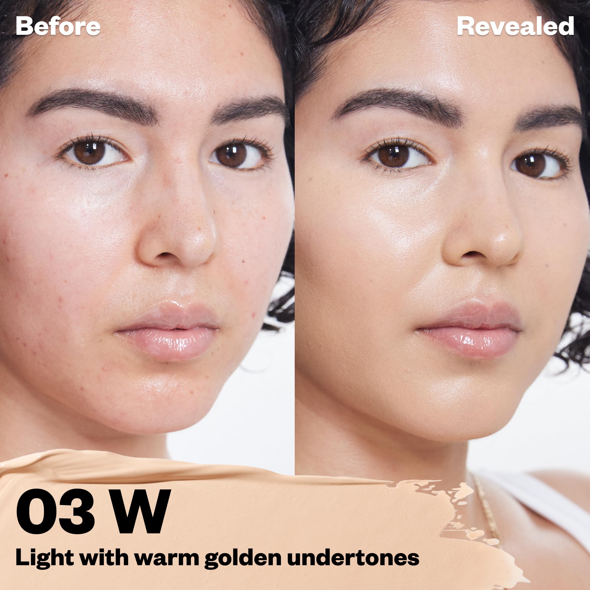 Kosas Revealer Concealer under-eye area for smooth, brightened look.