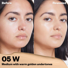 Kosas Revealer Concealer under-eye application demonstrates blendable formula for a fresh look