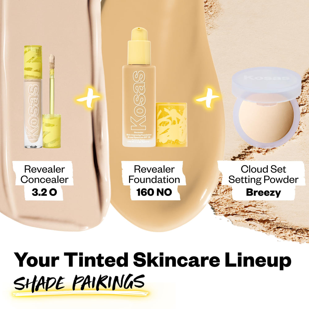 Kosas Revealer Concealer vegano, fórmula limpia para piel sensible.