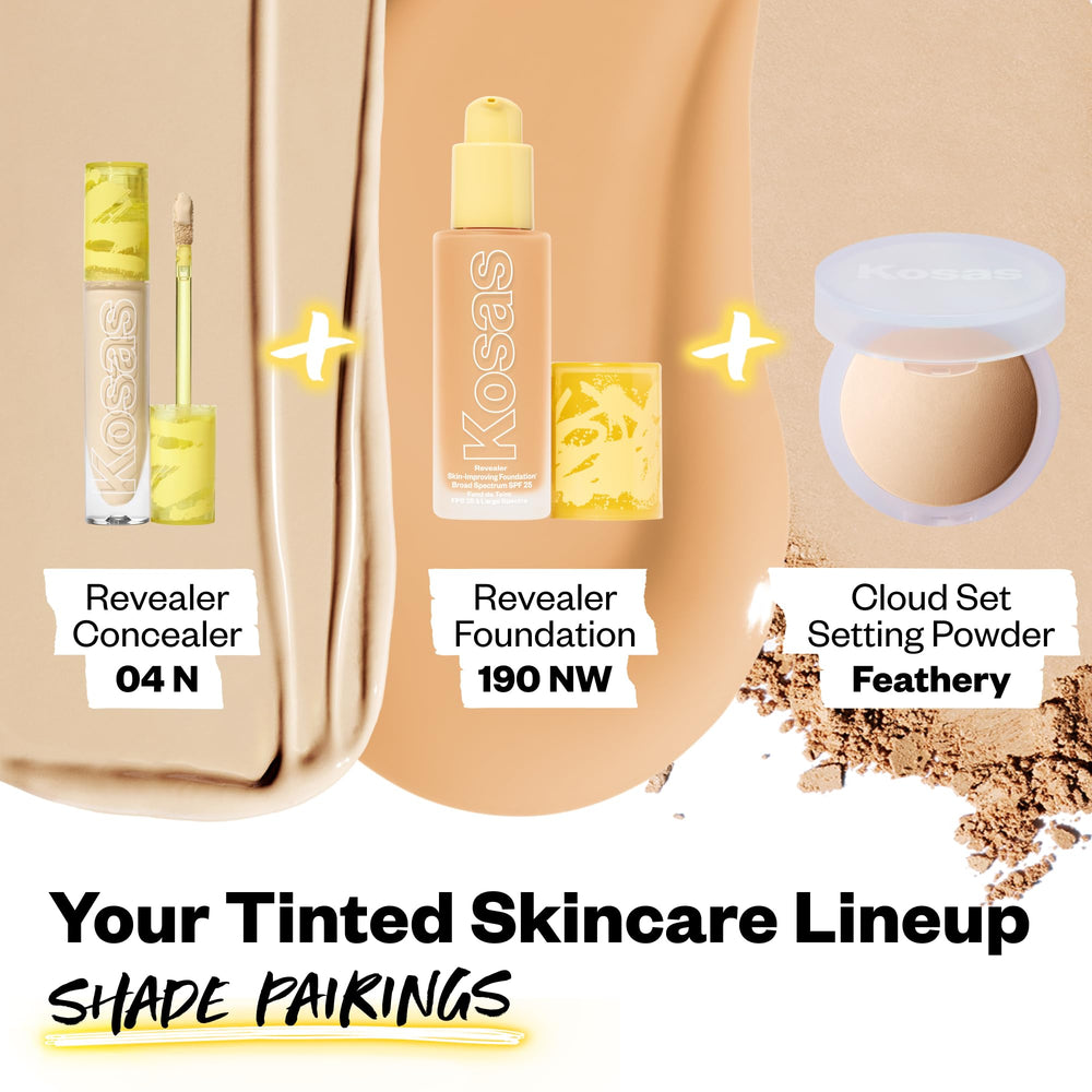 Kosas Revealer Concealer ingredients emphasize vegan, clean beauty attributes.