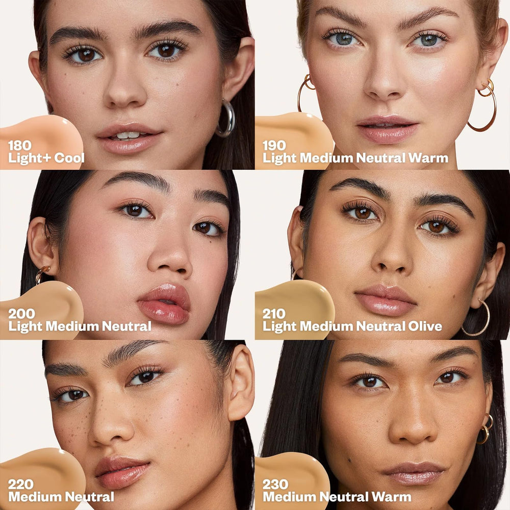 Kosas Revealer foundation texture close-up showing lightweight, breathable feel.
