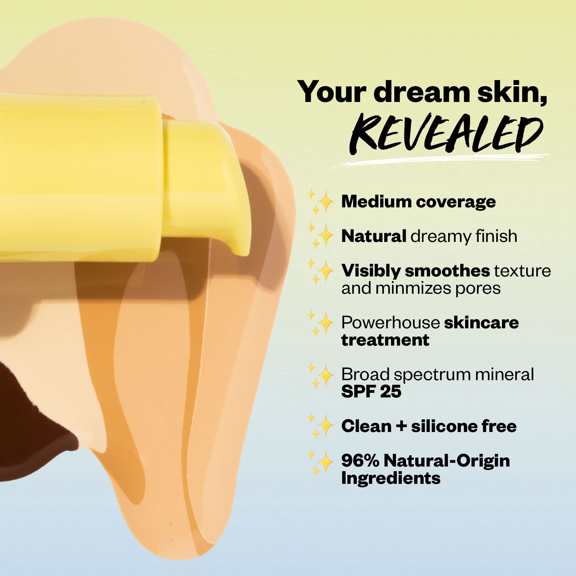 Kosas Revealer ingredient highlight: hyaluronic acid for hydration.