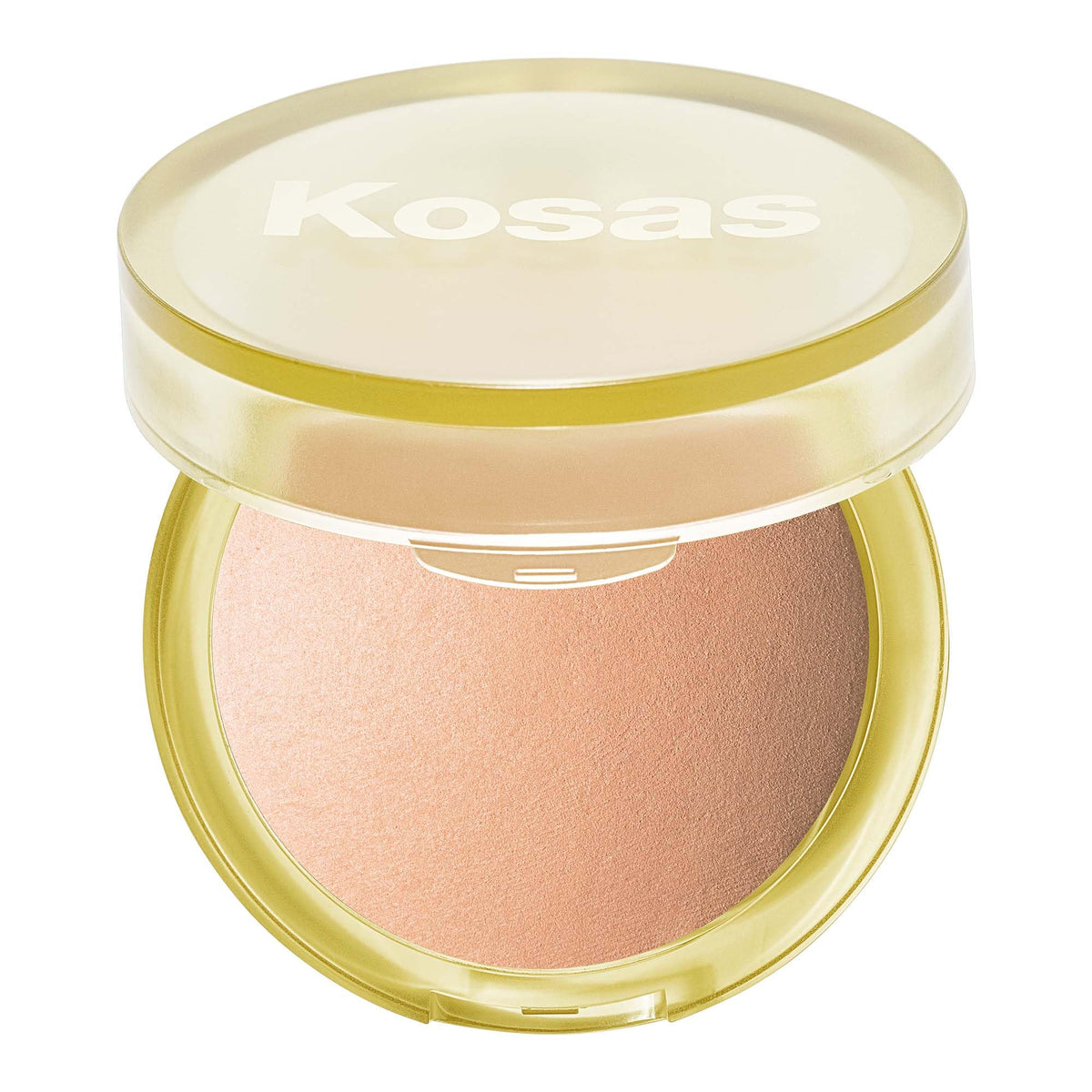 Kosas Sun Show Glowy Warmth bronzer pan with creamy, blendable bronze finish.