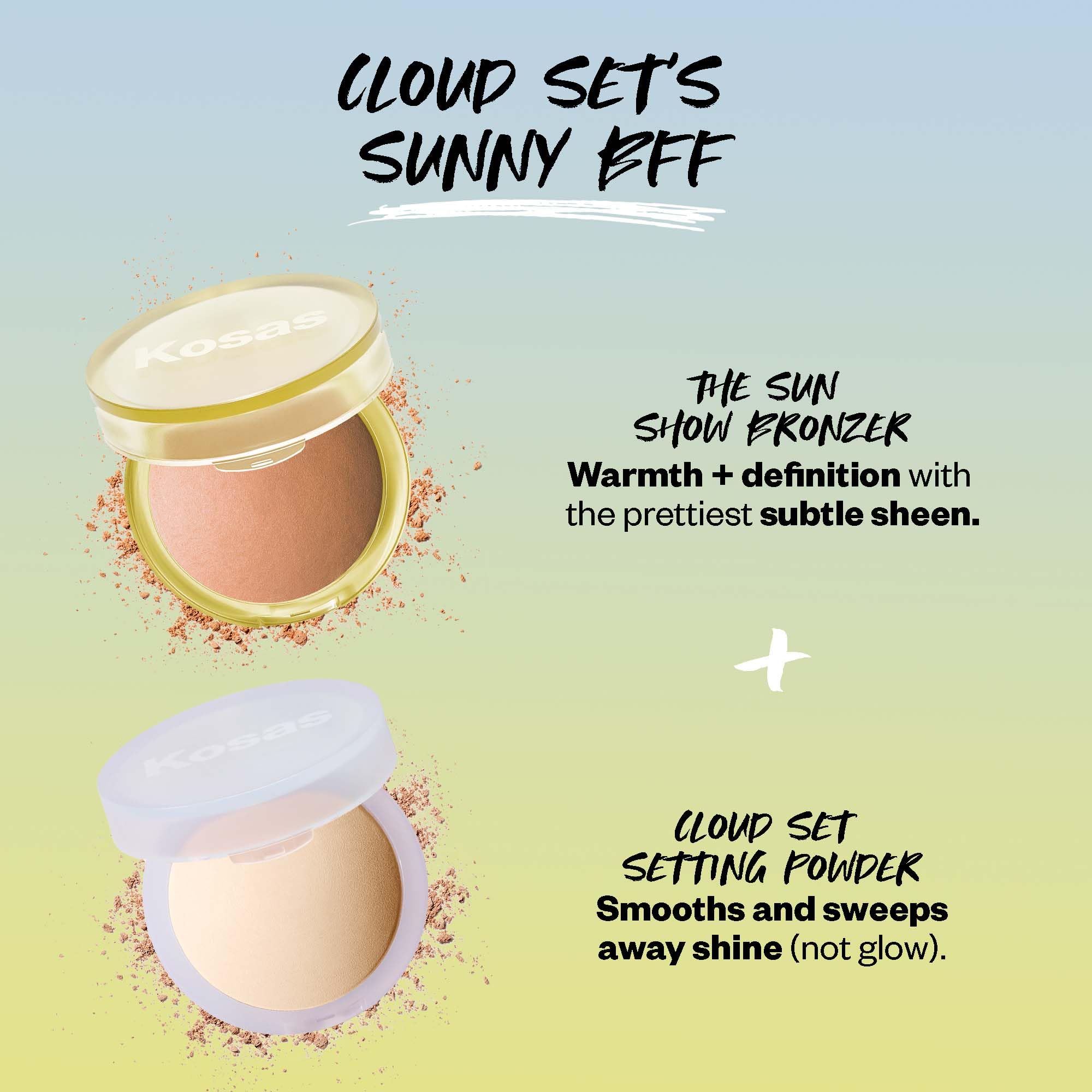 Kosas Sun Show talc-free formula promotes comfortable, irritation-free wear.