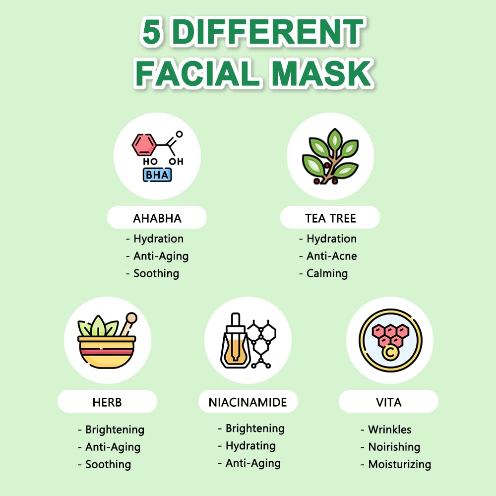 KOSBEAUTY NACIFIC morning-routine setup with sheet mask for refreshed start