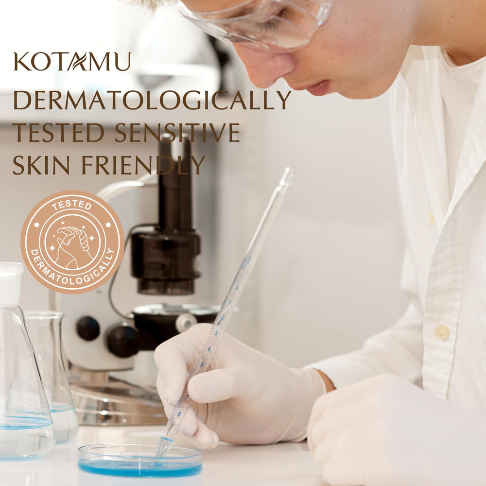 KOTAMU pre and post-wax oil aids skin preparation and soothing aftercare.