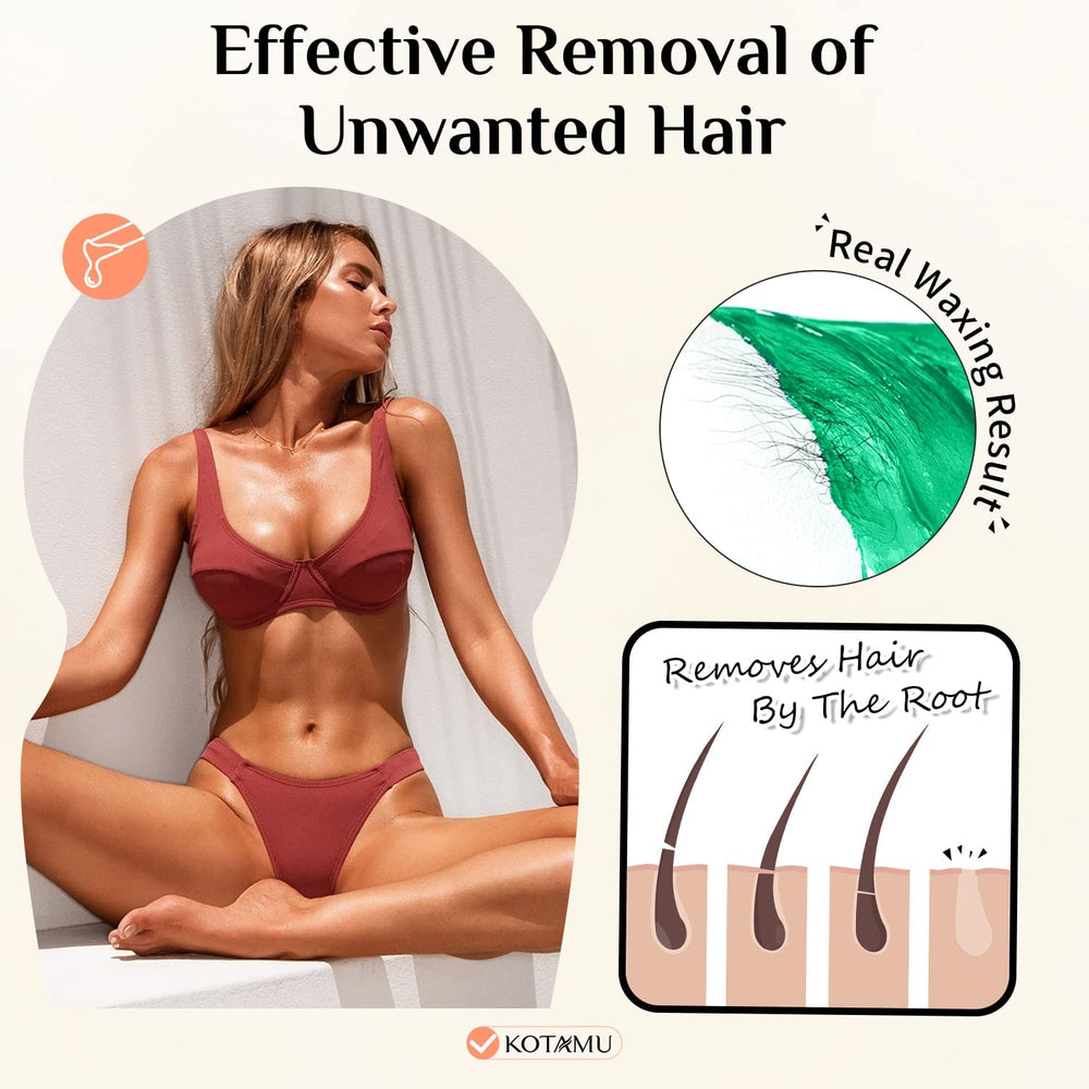 KOTAMU wax beads for arms and legs removal, smooth results