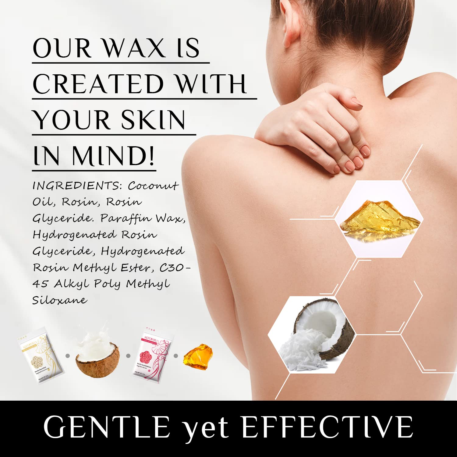 KOTAMU automatic keep-warm feature maintains warmth across waxing sessions.