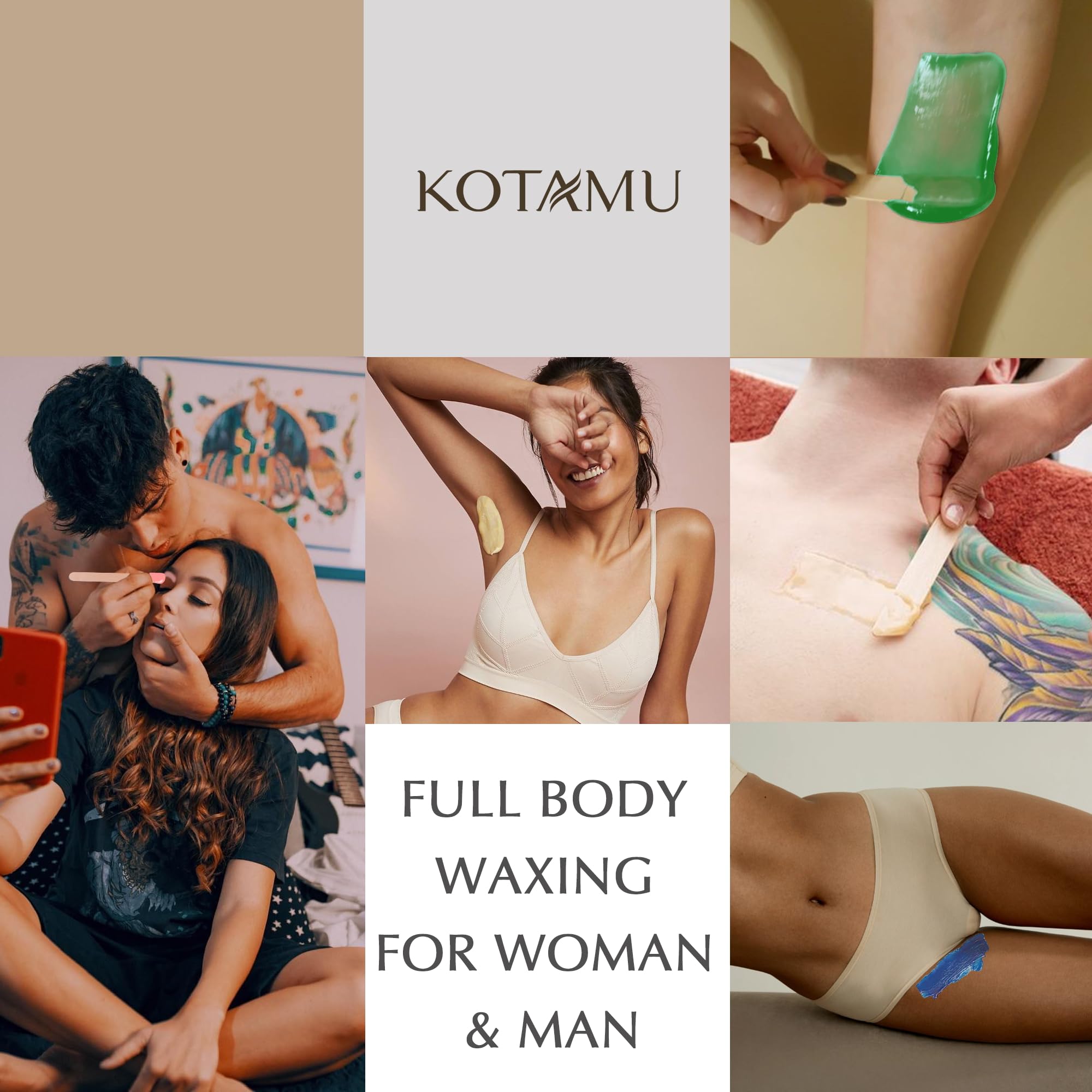 KOTAMU easy-cleanup simplifies post-wax cleanup and workspace tidiness.