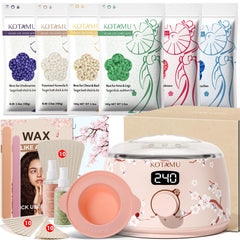 KOTAMU waxing kit main unit for home use with quick setup and even heat distribution.