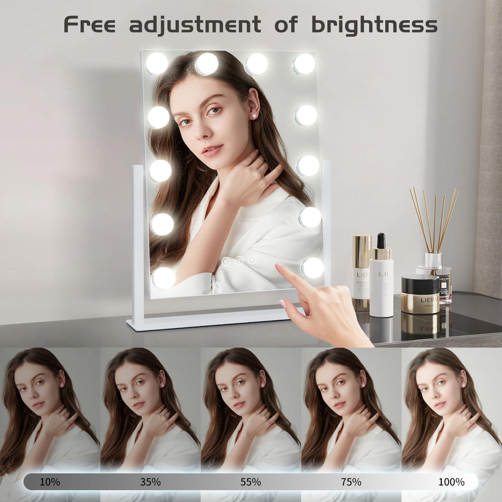 Kotdning vanity mirror touch control and memory recalls last brightness