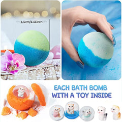 Kottke Kids Bath Bombs colorful bubbles and gentle scents enhance kids' bath experience.