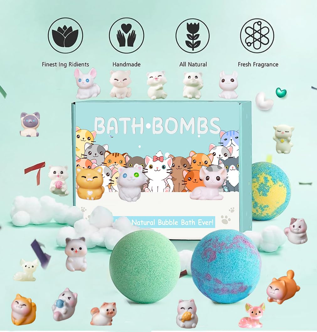 Kottke Kids Bath Bombs sea and jungle animal theme packaging sparks imaginative bath adventures.