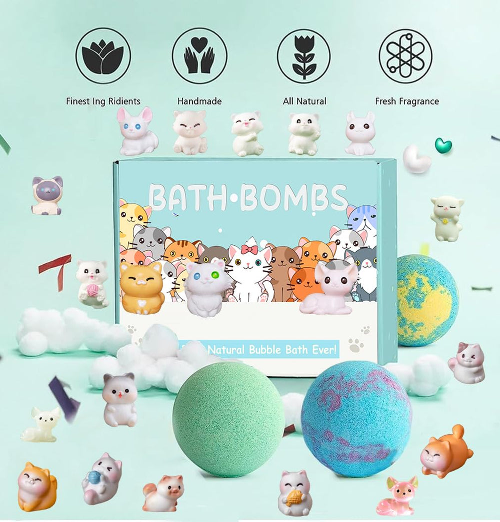 Kottke Kids Bath Bombs sea and jungle animal theme packaging sparks imaginative bath adventures.