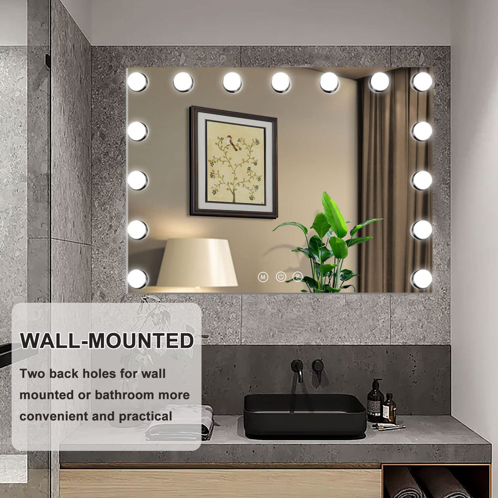 Kottova vanity mirror smart touch control makes brightness and mode changes effortless.