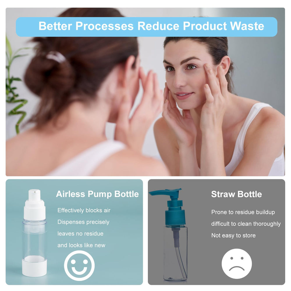 KOUWICH skin care containers maintain hygiene while traveling and storing.