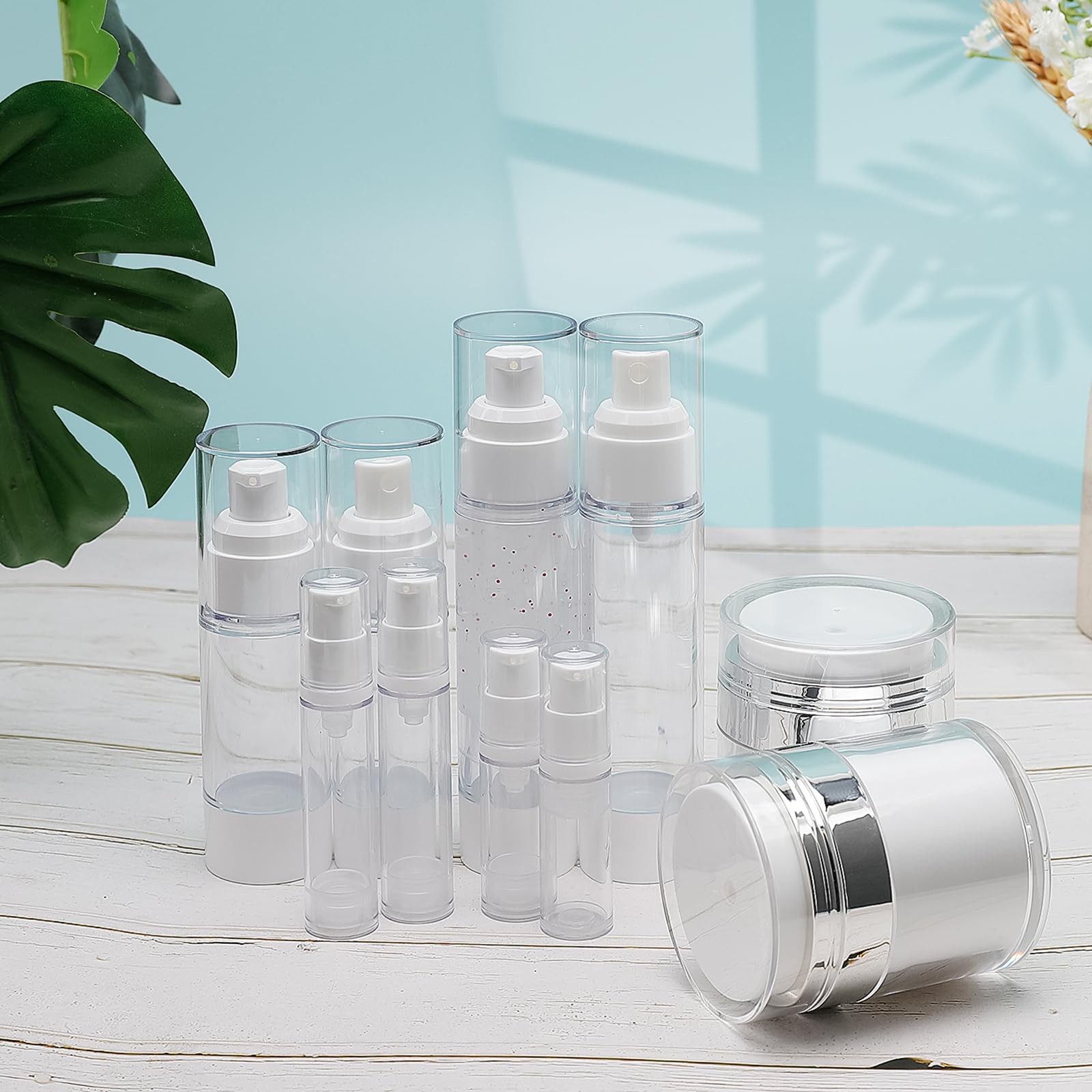 KOUWICH travel-size containers in compact sizes for easy, leak-free travel.
