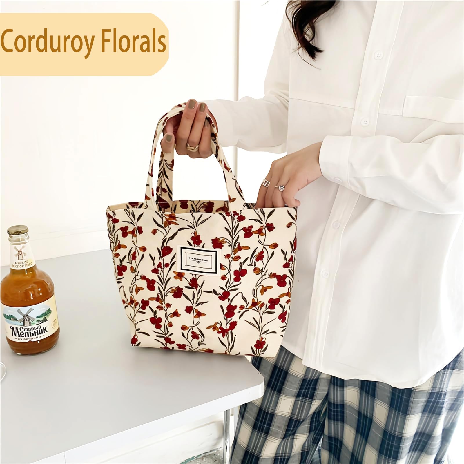 Kovewon book tote holds Bible and notebook for light carry.