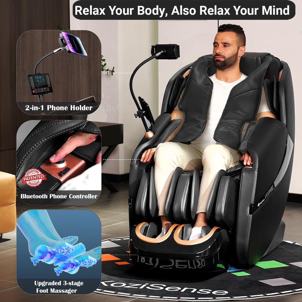 KoziSense A18 3D Bluetooth speaker enhances massage with immersive sound