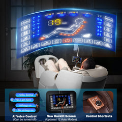 KoziSense A18 AI voice control enables hands-free adjustments
