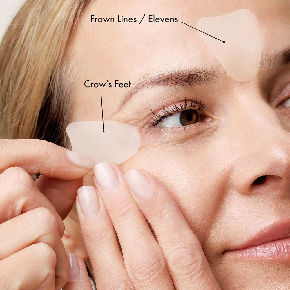 KPLUS crows-feet patch targets eye-area wrinkles for a refreshed morning appearance.