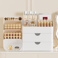 KQJS Makeup Organizer lipstick compartments keep items neatly separated and protected.