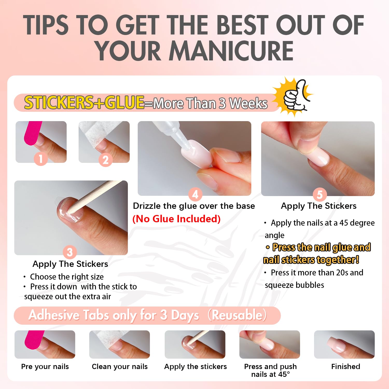 KQueenest pink gel nails deliver a smooth natural looking finish