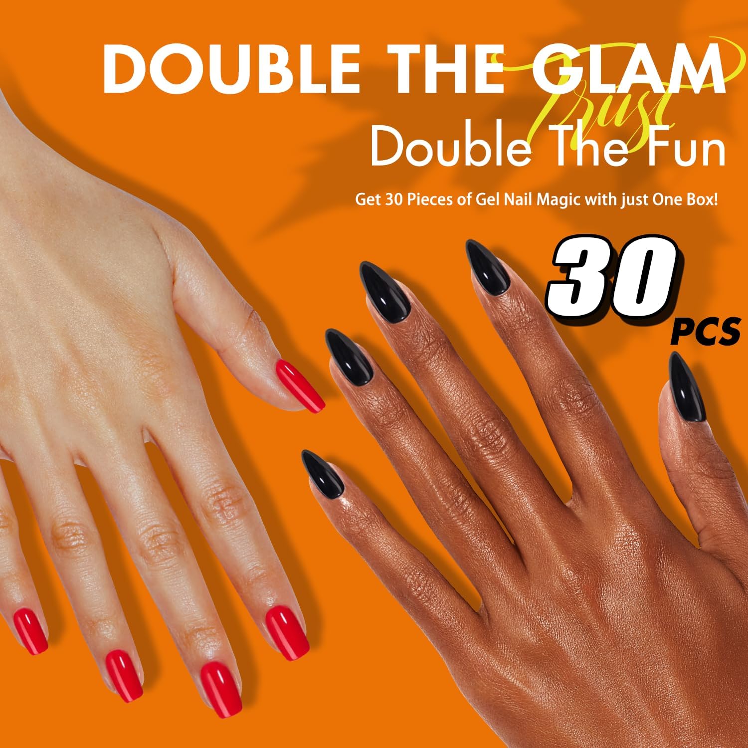 KQueenest reusable press on nails designed for multiple wears