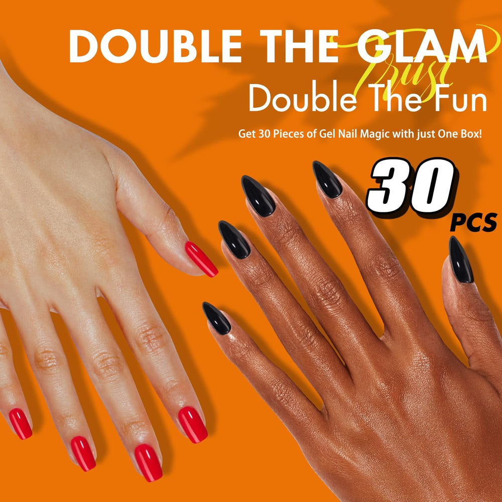 KQueenest reusable press on nails designed for multiple wears