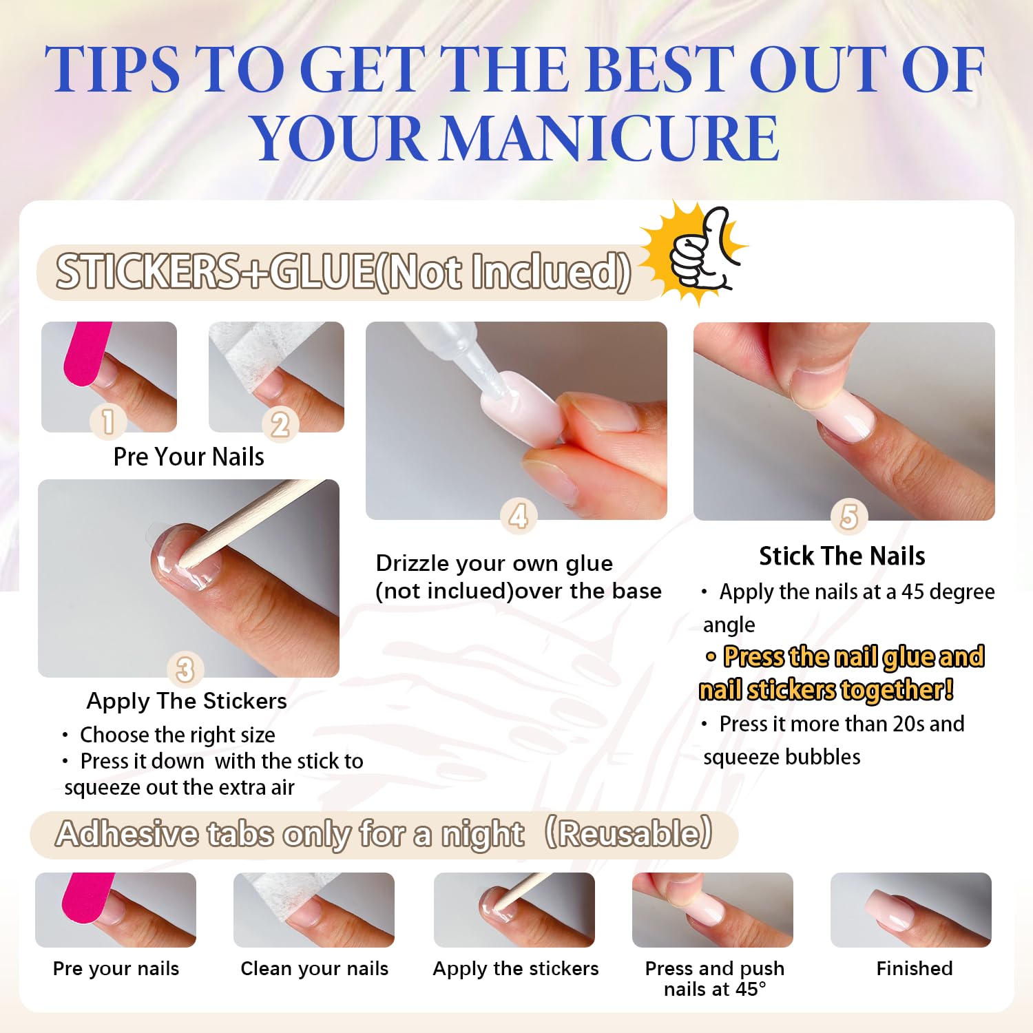 KQueenest wedding-ready press-on nails in short coffin for elegant events