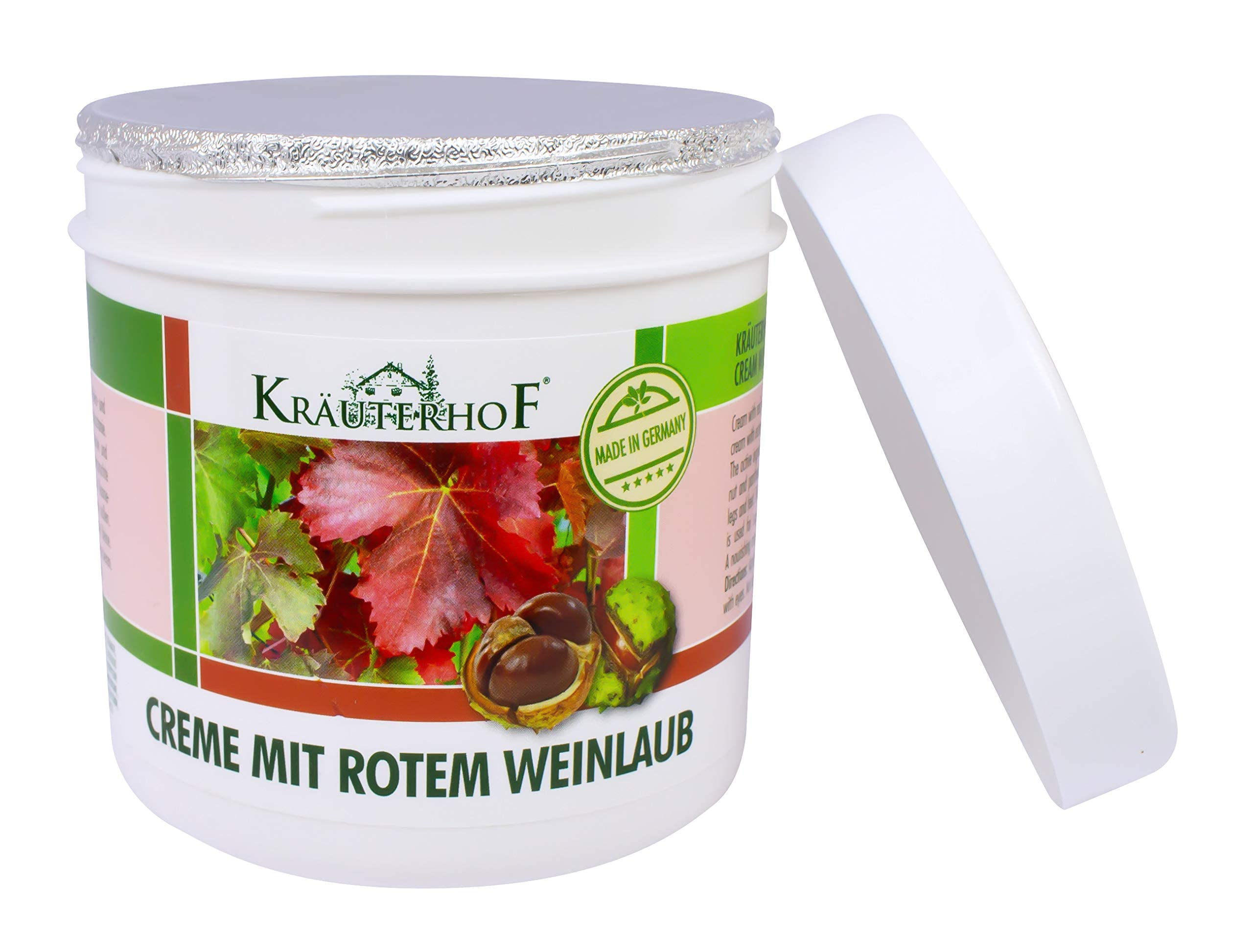 Slick application of Krauterhof cream for easy daily use and leg cooldown