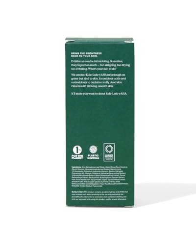 KraveBeauty Kale-Lalu-yAHA texture closeup shows the gentle formula refining skin texture.